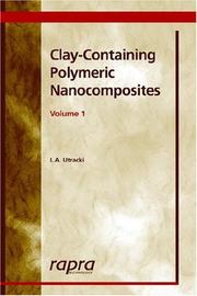 Cover of: Clay-Containing Polymeric Nanocomposites Volume 1