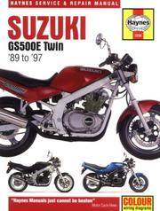 Cover of: Suzuki GS500E twin: service & repair manual