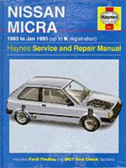 Nissan Micra Service and Repair Manual by Colin Brown