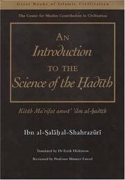 Cover of: An Introduction to the Science of Hadith | Ibn Al-salah Al-shahrazuri