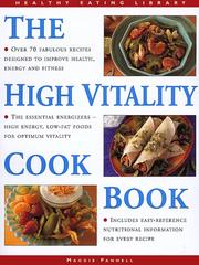 Cover of: The High Vitality Cookbook: The Healthy Eating Library