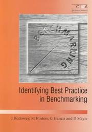 Cover of: Identifying Best Practice in Benchmarking (Research Studies)