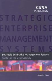 Cover of: Strategic Enterprise Management: Tools for the 21st century (Cima Professional Handbook)