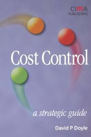 Cover of: Cost Control: A Strategic Guide (CIMA Professional Handbook)