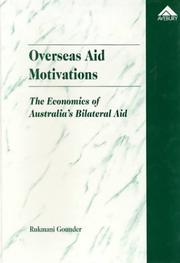 Overseas aid motivations by Rukmani Gounder