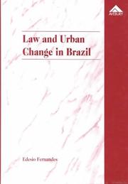 Cover of: Law and urban change in Brazil
