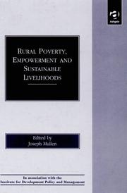 Cover of: Rural poverty, empowerment and sustainable livelihoods