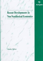 Cover of: Recent developments in non-neoclassical economics by Stanley Bober