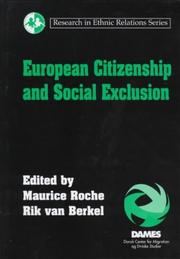 Cover of: European citizenship and social exclusion