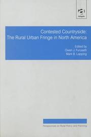 Cover of: Contested countryside by edited by Owen J. Furuseth, Mark B. Lapping.