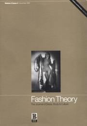 Cover of: Fashion Theory : The Journal of Dress, Body, Culture : Volume 3 Issue 4 December of 1999