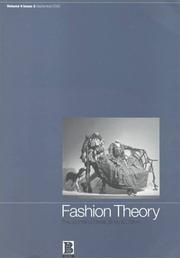 Cover of: Fashion Theory: Volume 4, Issue 3: The Journal of Dress, Body and Culture (Fashion Theory)