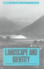 Cover of: Landscape and identity by Wendy Joy Darby
