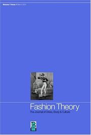 Cover of: Fashion Theory: Volume 7, Issue 1: The Journal of Dress, Body and Culture (Fashion Theory)