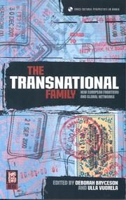 Cover of: The transnational family: new European frontiers and global networks