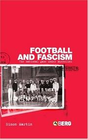 Cover of: Football and Fascism by Simon Martin