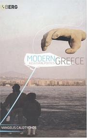 Cover of: Modern Greece by Vangelis Calotychos