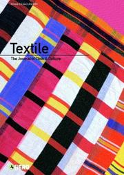 Cover of: Textile, Volume 2, Issue 2: The Journal of Cloth and Culture (Textile)