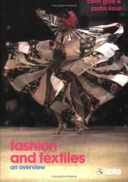 Cover of: Fashion and Textiles: An Overview