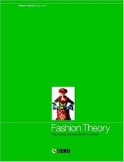 Cover of: Fashion Theory: Volume 9, Issue 1: The Journal of Dress, Body and Culture (Fashion Theory)
