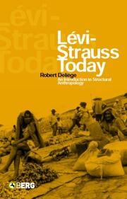 Cover of: Levi-Strauss Today: An Introduction to Structural Anthropology