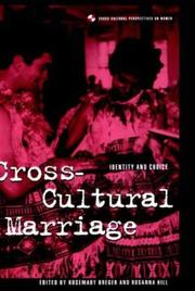 Cover of: Cross-Cultural Marriage by Rosemary Anne Breger