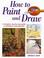 Cover of: How to paint and draw
