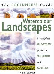 Cover of: The Beginner's Guide: Watercolor Landscapes by Ian Sidaway
