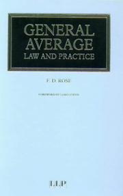 Cover of: General average: law and practice