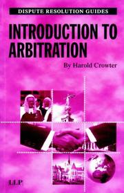 Introduction to arbitration by Harold Crowter