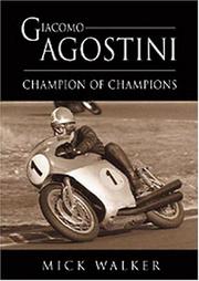 Cover of: Giacomo Agostini by Mick Walker