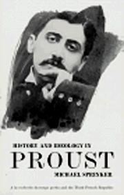 Cover of: History and Ideology in Proust