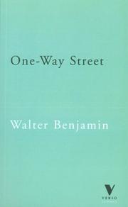 Cover of: One-Way Street and Other Writings by Walter Benjamin