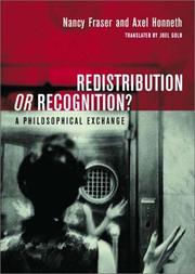 Cover of: Redistribution or Recognition?: A Philosophical Exchange