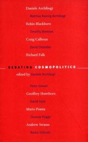 Cover of: Debating Cosmopolitics (New Left Review Debates)