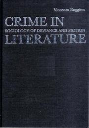 Cover of: Crime in Literature: Sociology of Deviance and Fiction