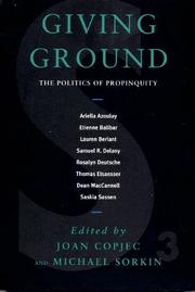 Cover of: Giving ground by edited by Joan Copjec and Michael Sorkin.