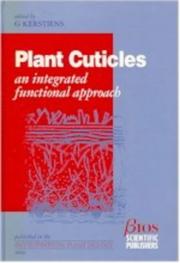 Plant Cuticles (Environmental Plant Biology) by G. Kerstiens