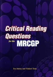 Cover of: Critical Reading Questions for the MRCGP