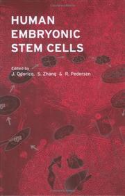 Cover of: Human Embryonic Stem Cells (Advanced Methods ( BIOS )) by J. S. Odorico