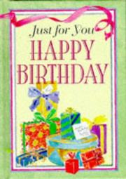 Cover of: Happy Birthday (Just for You)