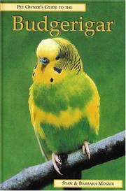 Cover of: BUDGERIGAR (Pet Owner's Guide Series)