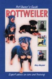 Cover of: Pet Owner's Guide to the Rottweiler (Pet Owners Guide)