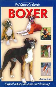 Cover of: Pet Owner's Guide to the Boxer (Pet Owners Guide)