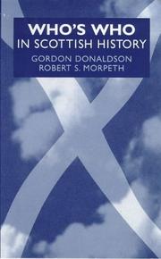 Who's who in Scottish history by Gordon Donaldson