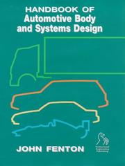 Cover of: Handbook of automotive body & systems design