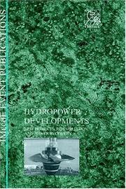 Cover of: Hydropower Developments by IMechE (Institution of Mechanical Engineers)