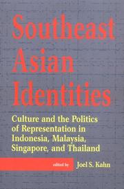 Cover of: South East Asian Identities by Joel S. Kahn