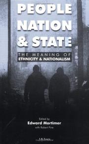 Cover of: People, Nation and State by Edward Mortimer, Robert Fine