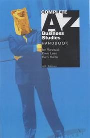 Cover of: Complete A-Z Business Studies Handbook (Complete A-Z)